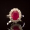 14K Gold 3.96ct Ruby 1.00ct Diamond Ring