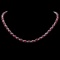 14k Gold 37.00ct Ruby 1.70ct Diamond Necklace