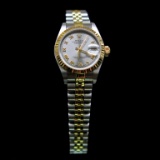 Rolex Two-Tone DateJust 26mm Womens Wristwatch