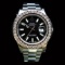 Rolex DateJust 41mm Black Index Diamond Bezel Aprox. 6.0 cts. Mens Wristwatch