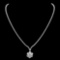 18K Gold 8.75ct Diamond Necklace