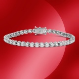 14K Gold 5.14cts Diamond Bracelet