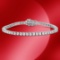 14K Gold 6.32cts Diamond Bracelet