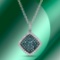 14k Gold 1.20ctc Diamond Pendant