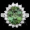 14k Gold 8.00ct Tourmaline 1.25ct Diamond Ring