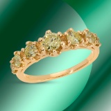 14k Gold 1.09ctc Diamond Ring