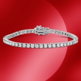 14K Gold 6.32cts Diamond Bracelet