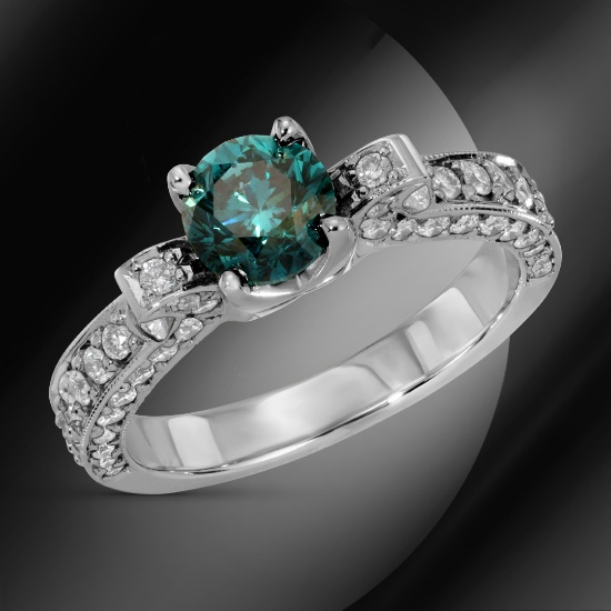 14K Gold 1.73cts Diamond Ring