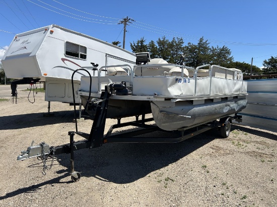 2000 MISTY HARBOR PONTOON W/TRAILER 429