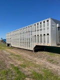 2001 MERRITT CATTLE TRAILER 385