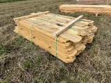 4 BUNDLES OF DOG EAR FENCE PICKET 5.5