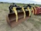 Grapple, Bucket 8FT SKID ATTACH BUCKET WITH GRAPPLE 1012