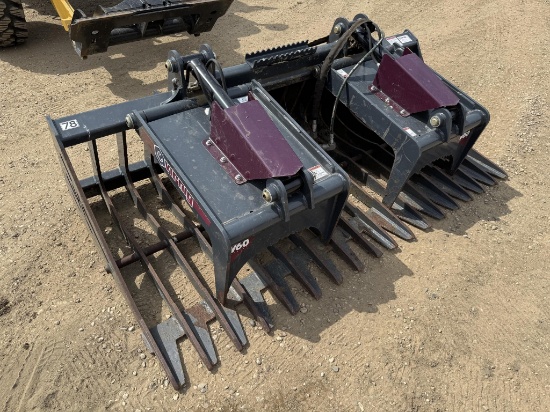 Bucket, Rock VIRNIG 78" SKELETON DUAL GRAPPLE ROCK BUCKET 1028