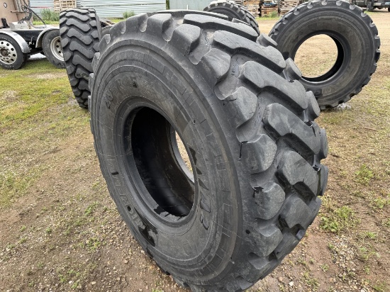 Tires 4X MICHELIN 20.5R25 PAYLOADER TIRES 1114