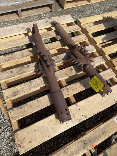 (2) 6” open throat reamers