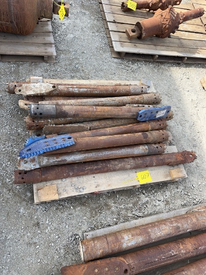 Pallet Of Drill Heads With Spline Lock Adapters