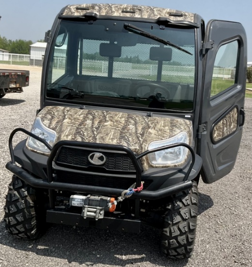 KUBOTA DIESEL SIDExSIDE COLD AIR, NEW BED LINER, 882.4hrs