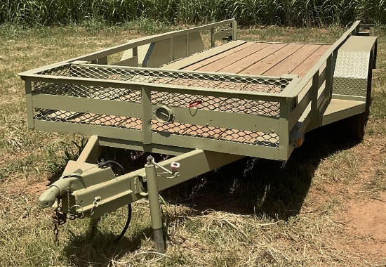 16' FB BUMPER PULL TRAILER