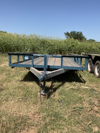 16' BLUE TRAILER