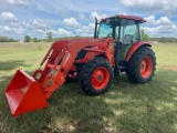 KUBOTA M8540 TRACTOR W/FE LOADER AND BUCKET