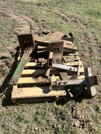 PALLET OF JD TRACTOR WEIGHTS