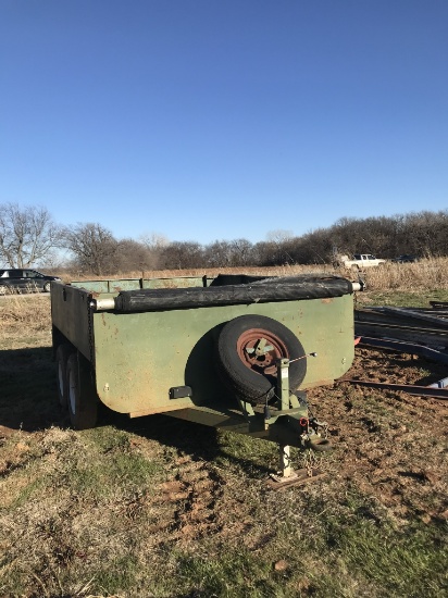 8x10 SHOPBUILT TRAILER 3 1/2 SIDES