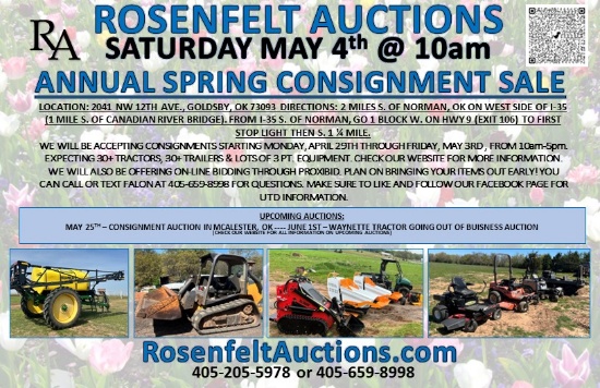 SPRING CONSIGNMENT AUCTION