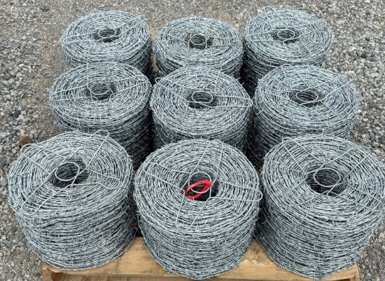 ROLLS OF BARBED WIRE