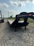 IRON BALL 40' TRAILER WITH DOVE TAIL & RAMPS