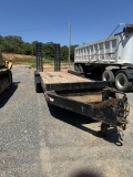 PINTLE HITCH 3 AXLE TRAILER W/FOLD UP RAMPS