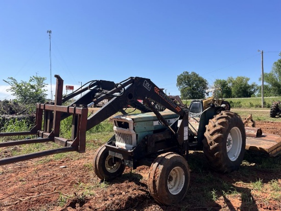 OLIVER WHITE TRACTOR W/ WESTENDORF LOADER, DIESEL