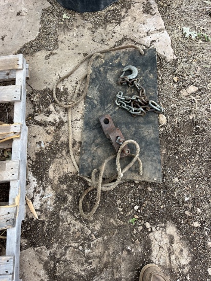 COW SLING CHAIN DRAW BAR HITCH