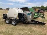 HYDRO ENGINEERING DIESEL PRESSURE WASHER W/TRAILER