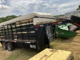 16' WW STOCK TRAILER