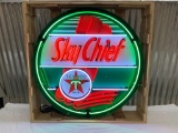 Sky Chief Neon Can Sign