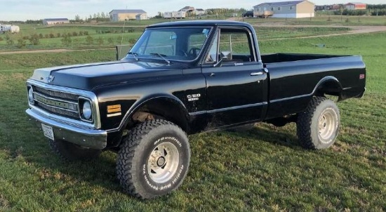 1970 Chevrolet 4x4 C-20 Pickup, Selling No Reserve!