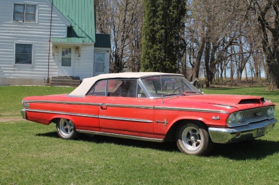 1963 Ford Galaxie 500 Convertible, Selling No Reserve!