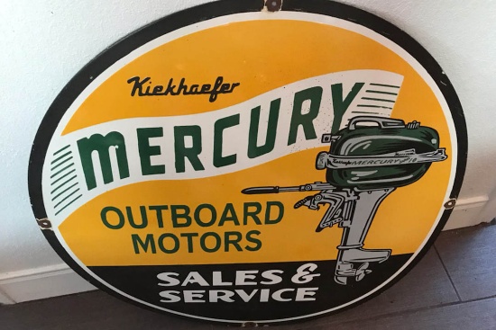0 MERCURY OUTBOARD MOTORS SIGN