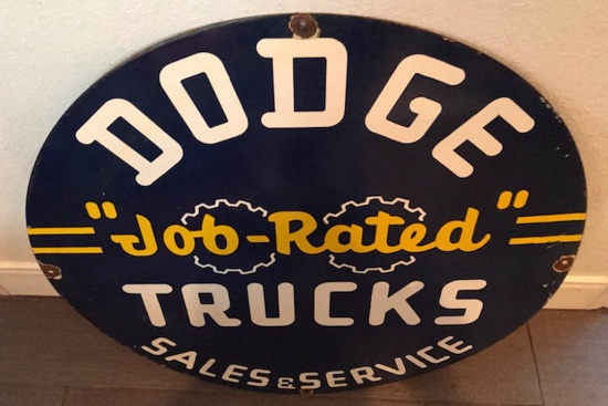 0 DODGE JOB RATED TRUCKS SIGN