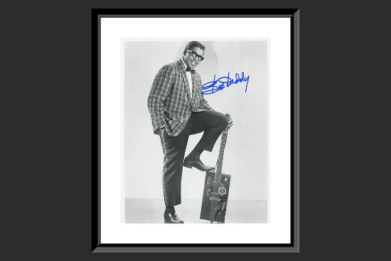 0 BO DIDDLEY SIGNED PHOTO