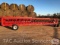 24 foot Hay Round Bale Feeder Trailer