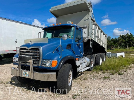 2005 Mack CV713 Tri-Axle Dump Truck