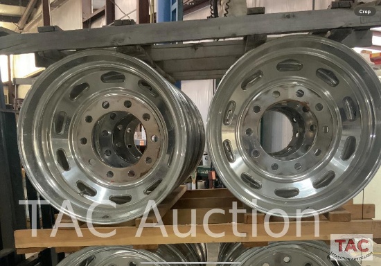 New (8) Accuride Aluminum Wheels 8.25 X 22.5