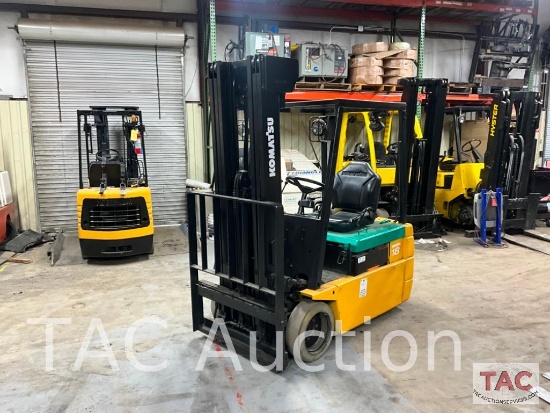 Komatsu FB18MK-2 Electric 3000lb Forklift