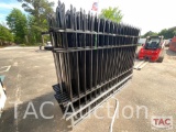 10ft Wrought Iron Site Fence