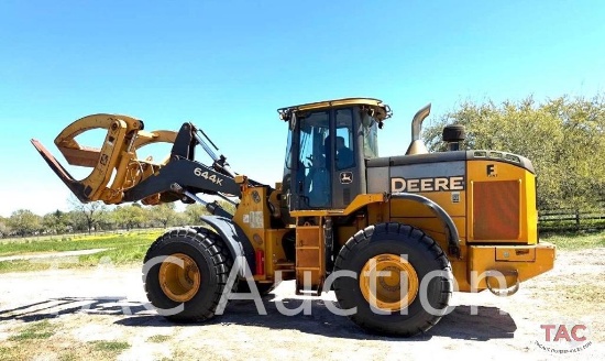 2017 John Deere 644K Articulating Loader w/Forks & Grapple