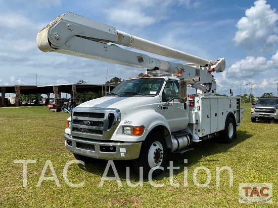 2013 Ford F-750 AA755-MH 60FT Bucket Truck w/ Material Handling