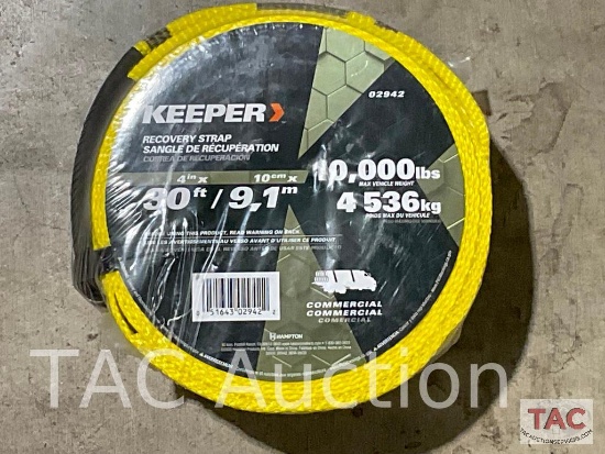 30ft L X 4in W Recovery Strap