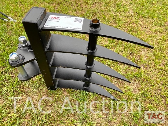 New Mini Excavator Rake Attachment