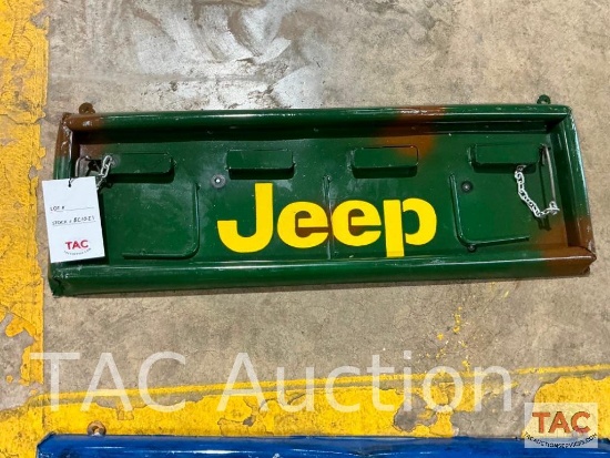 Jeep Tailgate Sign